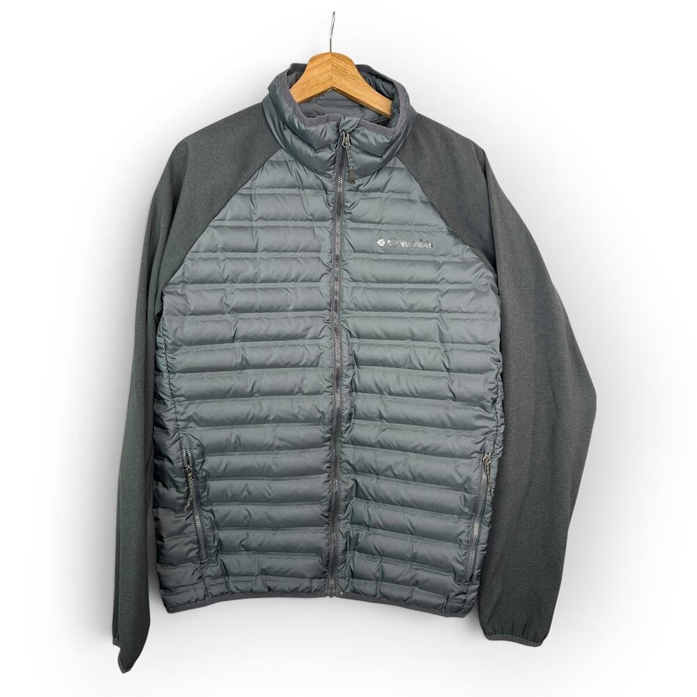 Columbia Men M 650 TurboDown Hybrid Jacket Technical Performance Outdoor Duck